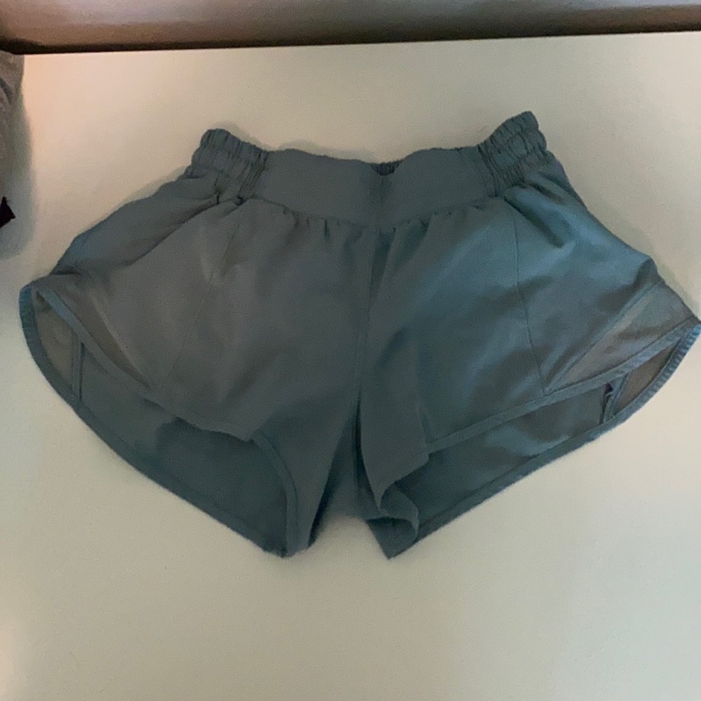 blue lululemon hottie hot shorts